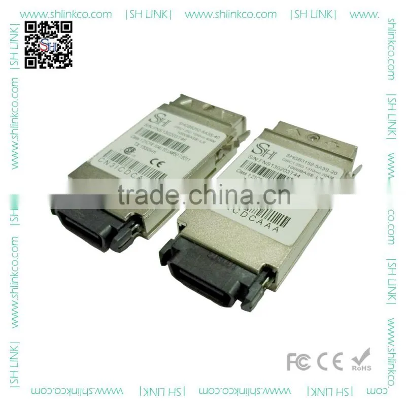 Optical transceiver factory supply single mode 1.25G GBIC sfp module