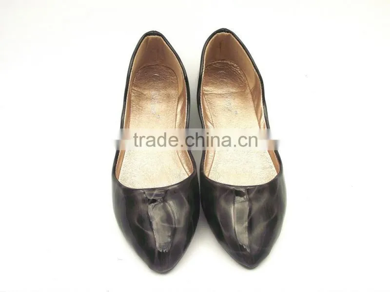 2016 new fashion new leather popular design lady flat shoes in stock