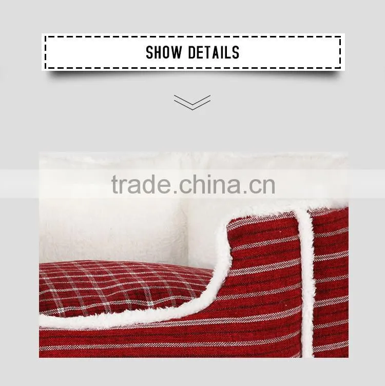 Red soft and warm pet dog bed with high quality and reasonable price