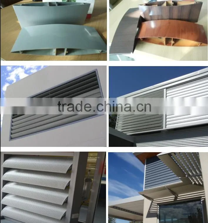 aluminum electric louver roof