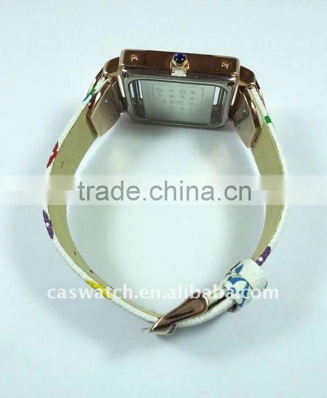 rose-gold women's brand watch