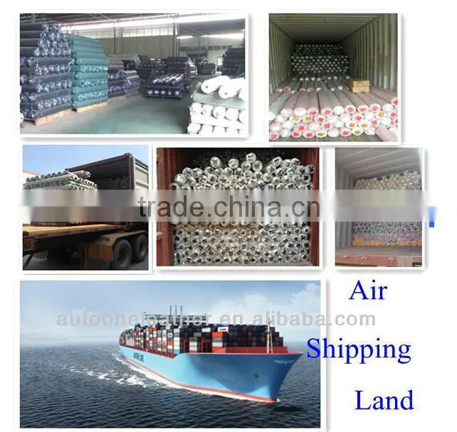 Printing flower pattern Pu synthetic Cork leather for shoe
