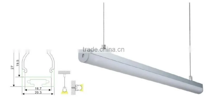 aluminum profile ceiling lamp