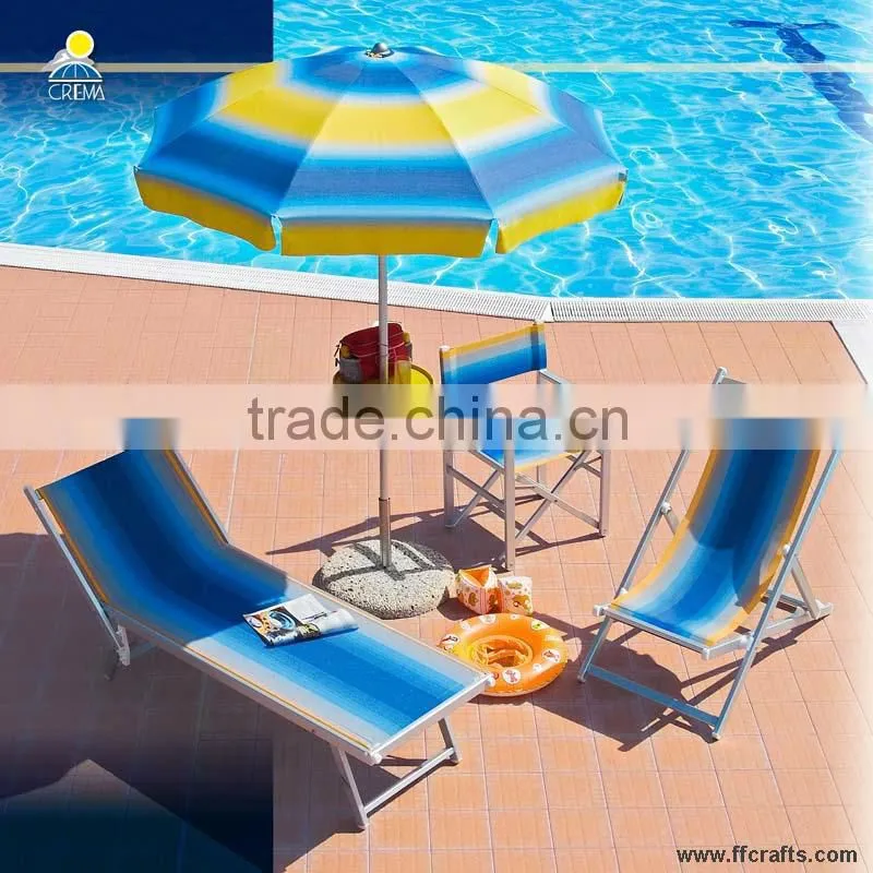200cm Outdoor Market UV Protection Beach Umbrella Zhejiang Factory