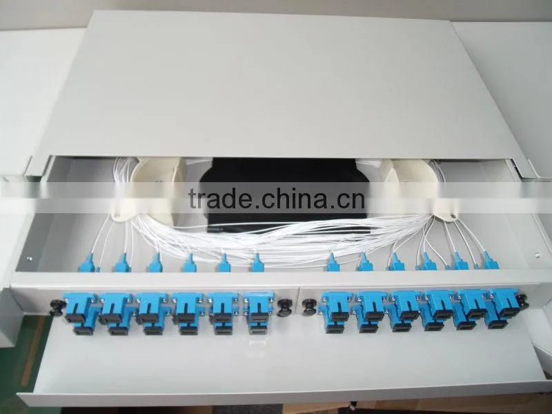 24 SC cores Slidable Rack-mount Fiber Optic Distribution Frame(ODF)