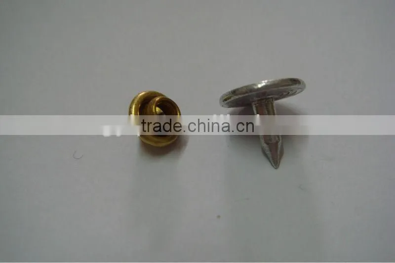 6mm metal plating rivet for bags