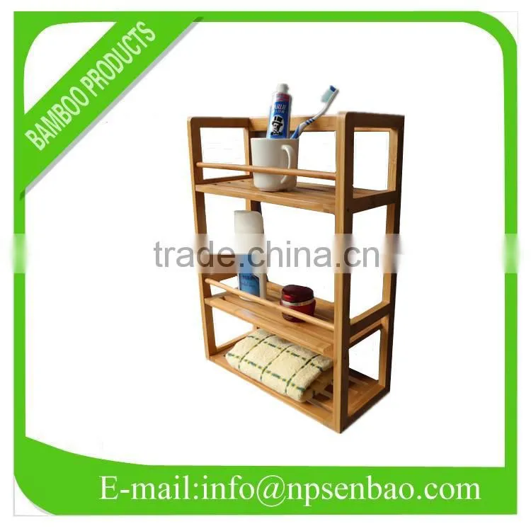 Bamboo towel rack