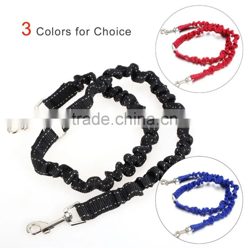 Homdox Pets Dog Leash Coupler Double Dog Walker Lead Elastic Two Dogs Leash Splitter AM002453