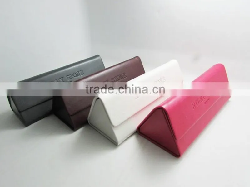 PU glasses box custom logo portable sunglasses case