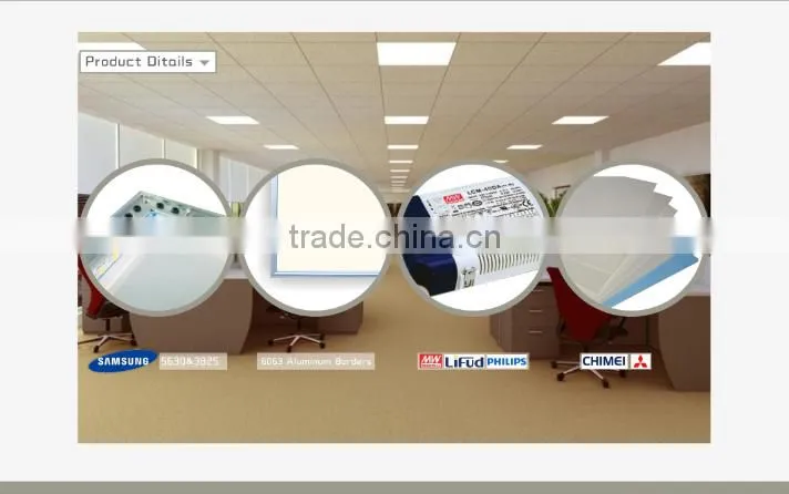 20W high quality energy saving dimmable led panel light 300*300