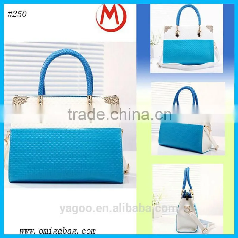 new arrival fashion leather hanbags mature office ladies handbags made in china 2014