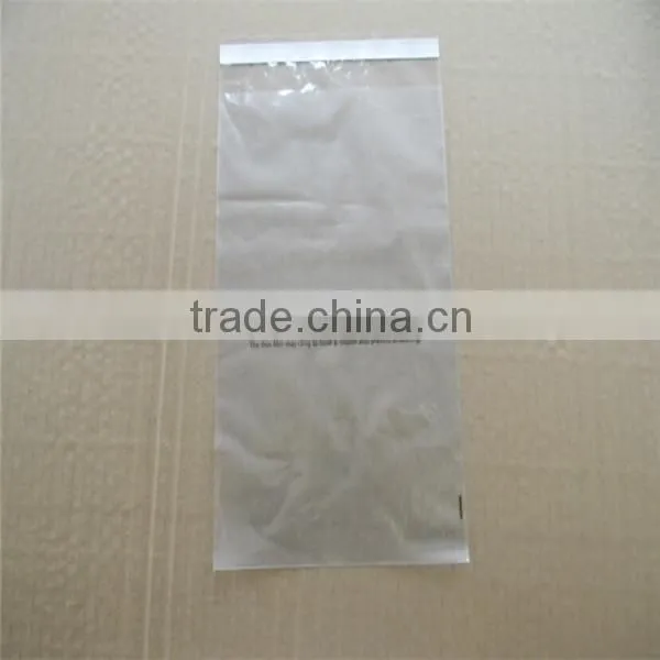 Clear self Seal Poly Bags with Suffocation Warning