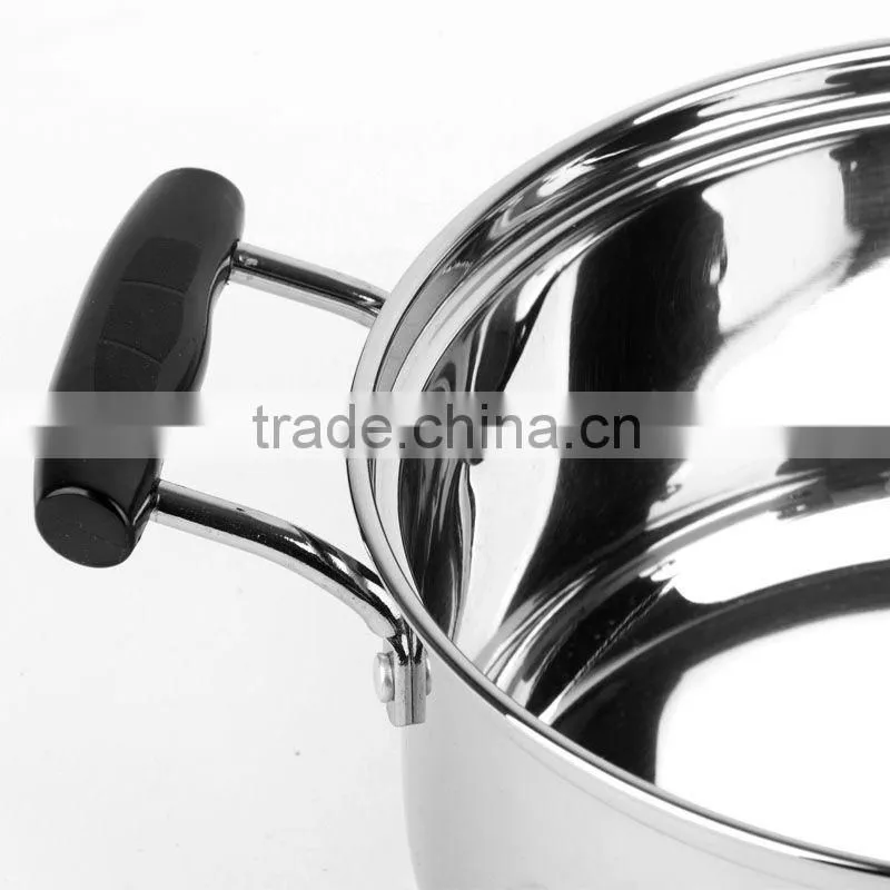 LFGB Food Grade cookware stainless steel sauce pot
