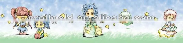 Cartoon Princess printing wall border B1029
