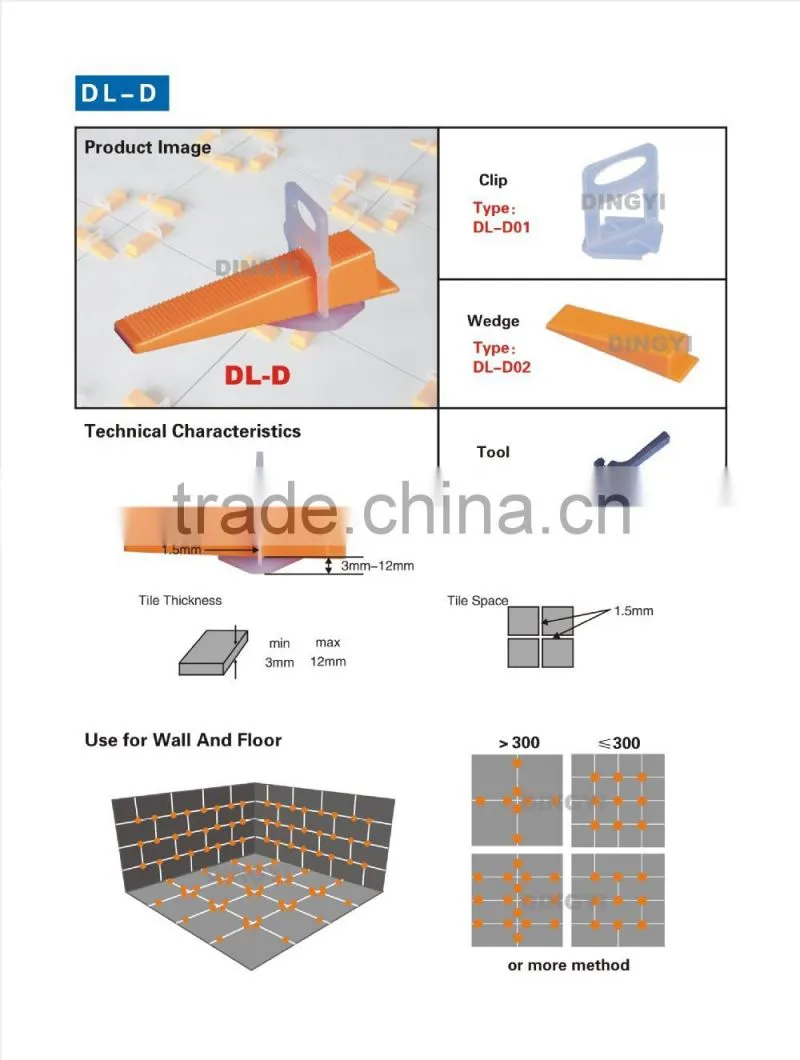 Tile leveling clip tile Leveling System tools