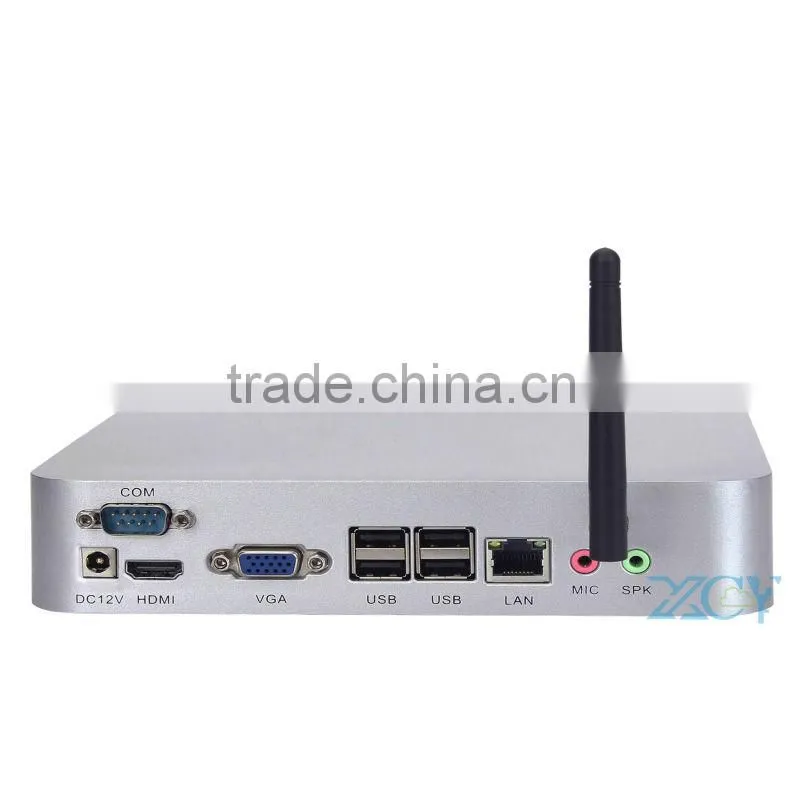 cheapest L19X E350 mini cpu Media Center industrial computer 4G RAM 64G SSD With WIFI,12V Power Adapt Support WIN7/WIN 8.1