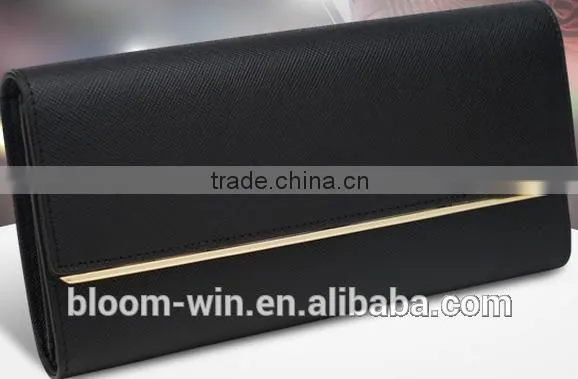 2015 latest design fashion beautiful lady women custom long purse clutch wallets