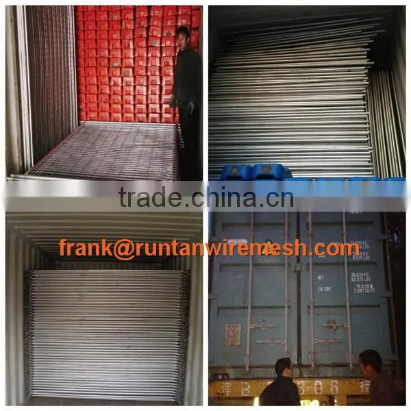 Australia standard construction hot dipped galvanized steel tube welded temp fence