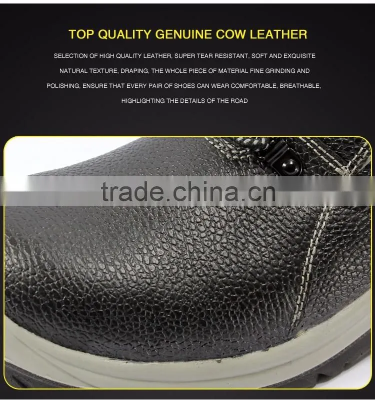 Safety Shoes rubber sole,leather work safety boots,safety shoes italy