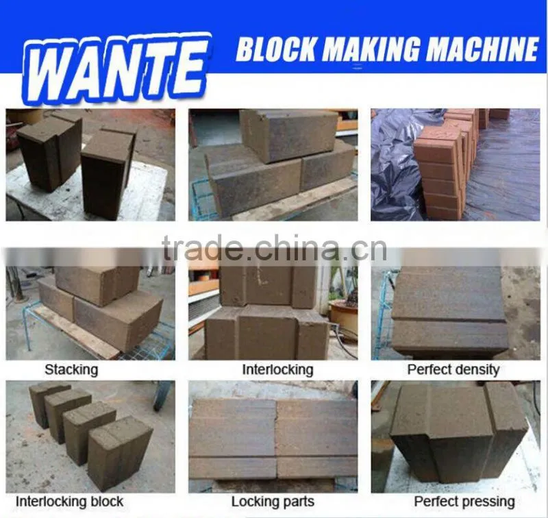 WT1-20 solid block making machine for south africa
