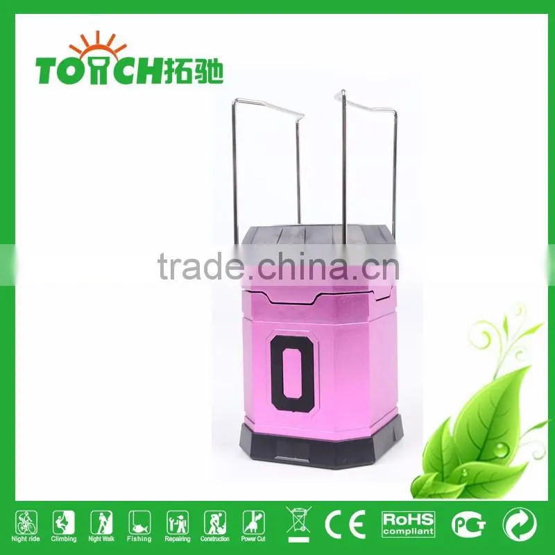 RU Hot Sale LED Camping Light Solar Energy Camp Lamp Fashion Telescopic Lantern Rechargeable Desk Light with Charger