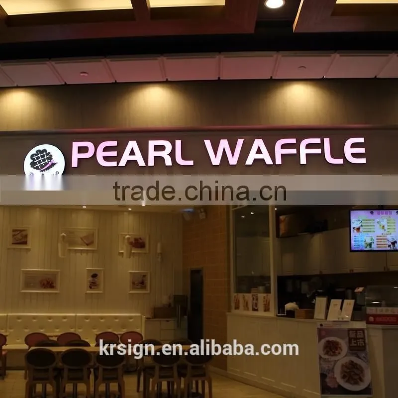 High Quality Front-lit Acrylic light sign, LED Acrylic light sign board