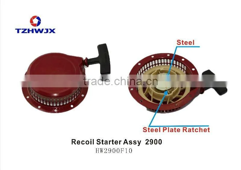 Recoil Starter Parts For Gasoline Generator Spare Part 2900