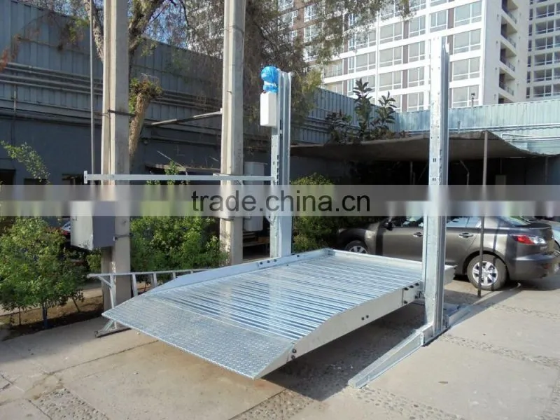two post car parking lift equipment for home garages