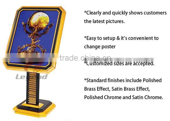 2015 Hot Sales Energy Saving Indoor metal display stand