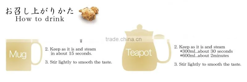 Honey Ginger Tea, Japanese high quality ginger tea made by chemical free ginger