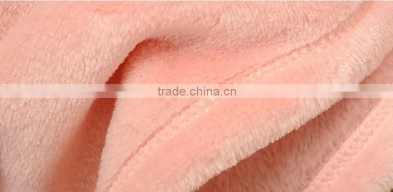 Super soft solid color flannel blanket