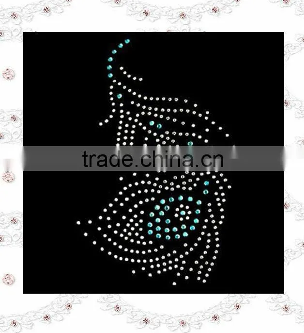 kids hotfix motif design rhinestone transfer for clothing decoration
