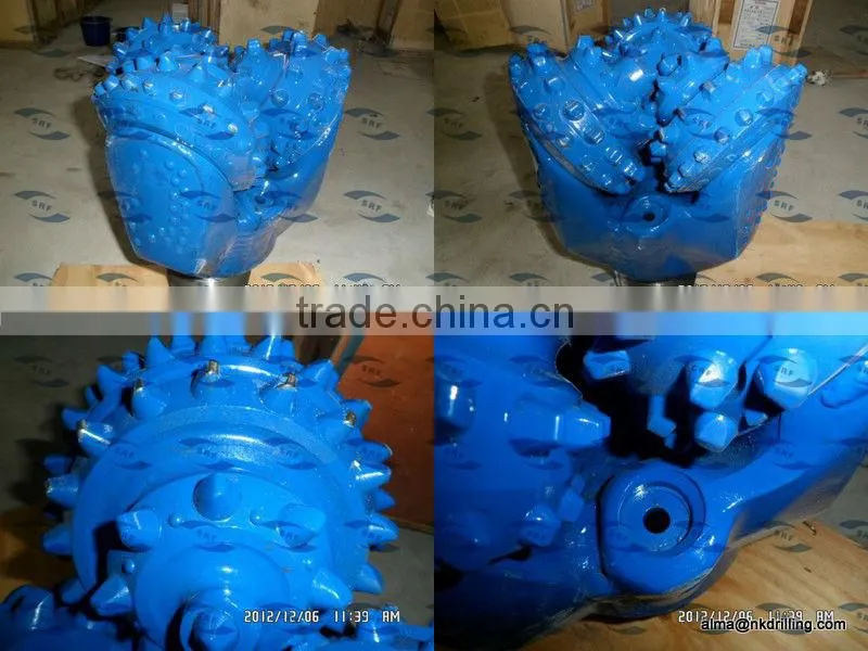 Drilling rock bit with hot size 9 7/8" TCI tricone bit