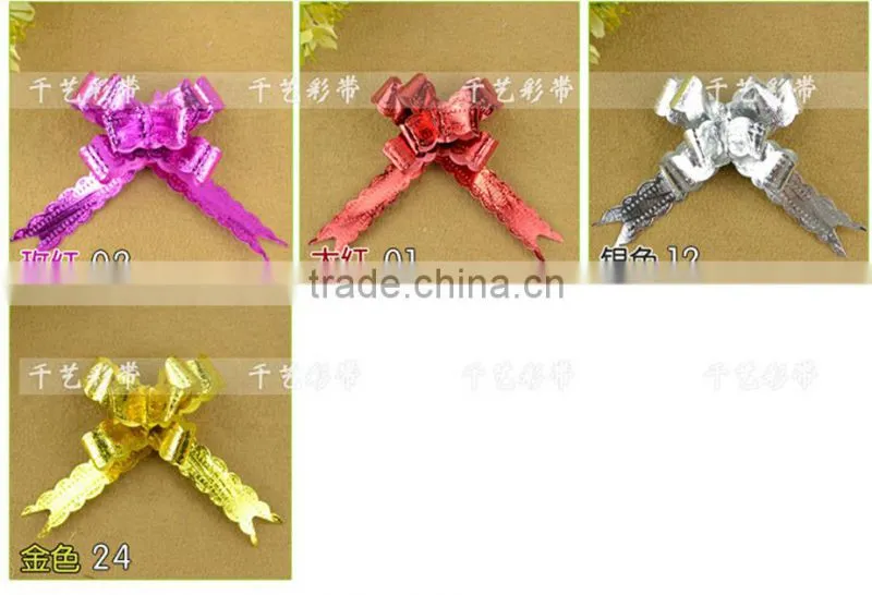 Wholesale gift ribbon bow pre-made ribbon bow
