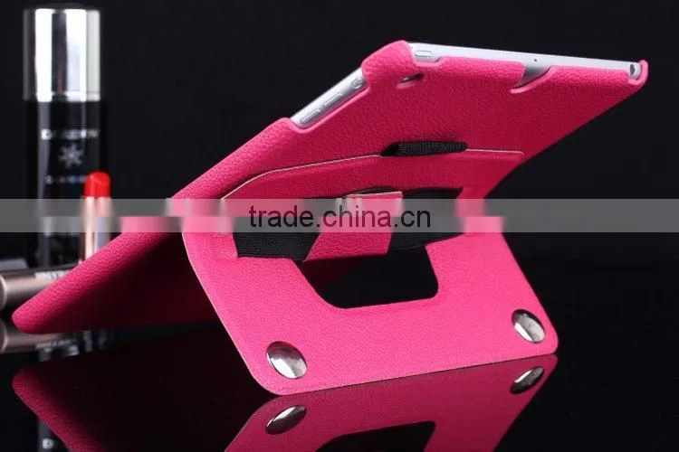 2014 new products hand hold 360 degree rotating tablet case for ipad air