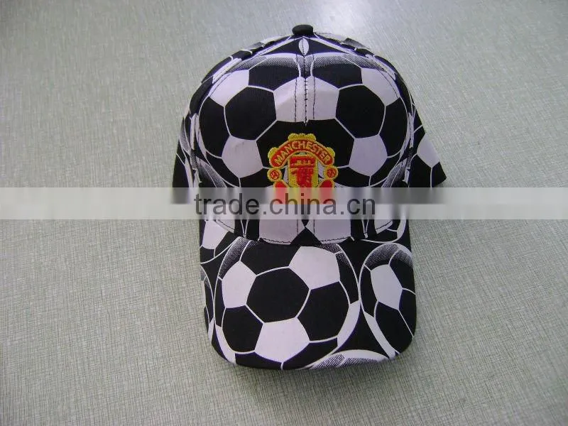 embroidery washed cotton football cap