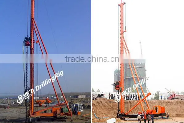 26m depth bore pile drilling rig machine with top quality