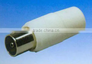 9.5mm TV plug PE material zinc pin rohs comliant