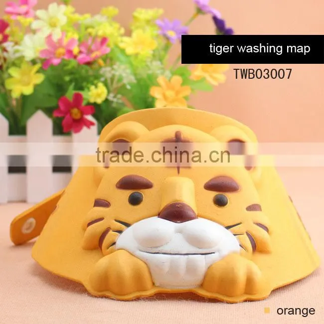 New style tiger design children hair washing cap