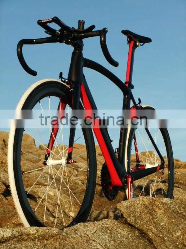 Dengfu cool whosale high quality DIY complete carbon road bicycles carbon bicycle