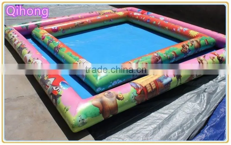 Inflatable rectangle pool/ PVC inflatable ball pit pool for children/ inflatable swimming pool singapore