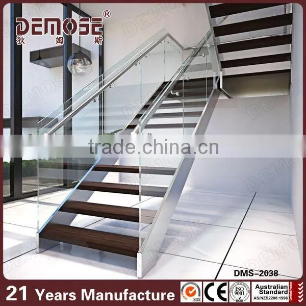 u-type stairs / wood single stringer stair