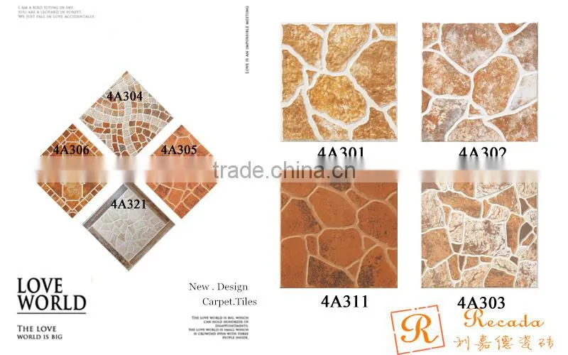 40X40 popular design rustic ceramic floor tile