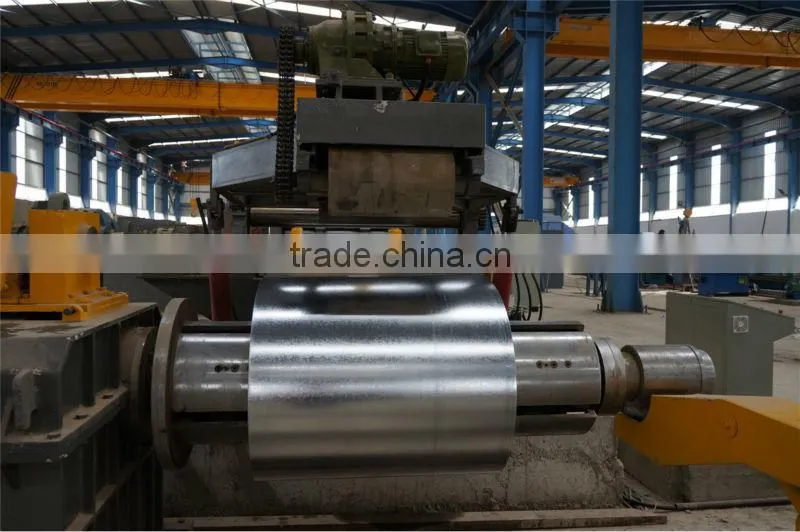 Metal coil cut to length line,