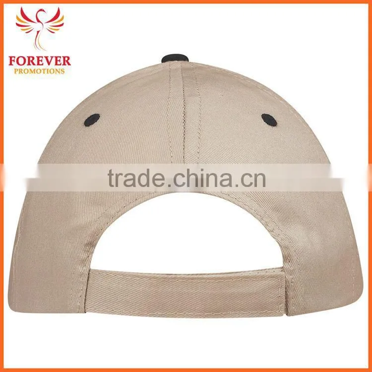 2015 Manufactory Structured Royal Blue Cotton Baseball Cap With Sandwich Visor