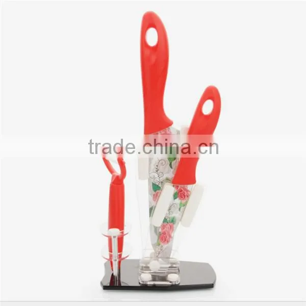 Promotional cheap price printed color 420 stainless steel knife