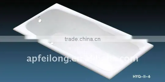supplier sell cast iron bathtub1600mm 1800mm/solid bath tub sale