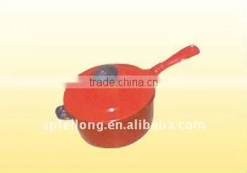 cast iron fry pan with handle