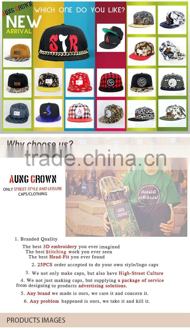 custom embroidery snapbacks/snapback fashion/fashion snapback