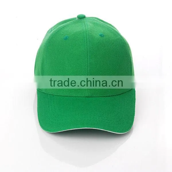100% Polyester High Quality Baseball Cap Without Logo